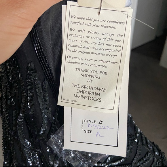 B2 & US by Mark & John Silk Sequins Cocktail Dress - Picture 10 of 14